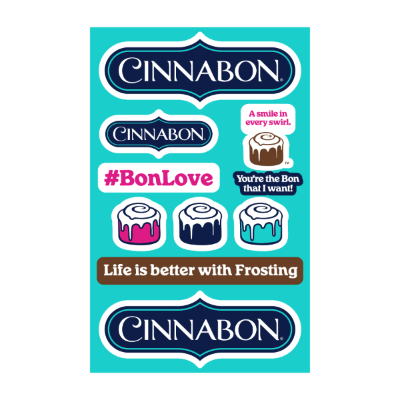 Cinnabon Tech Vinyl Decals