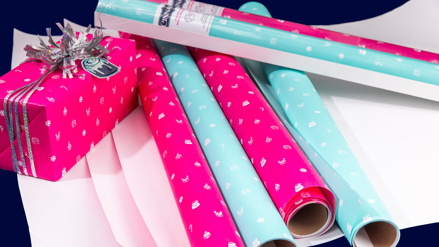 Cinnabon Scented Holiday Wrapping Paper (2PK)