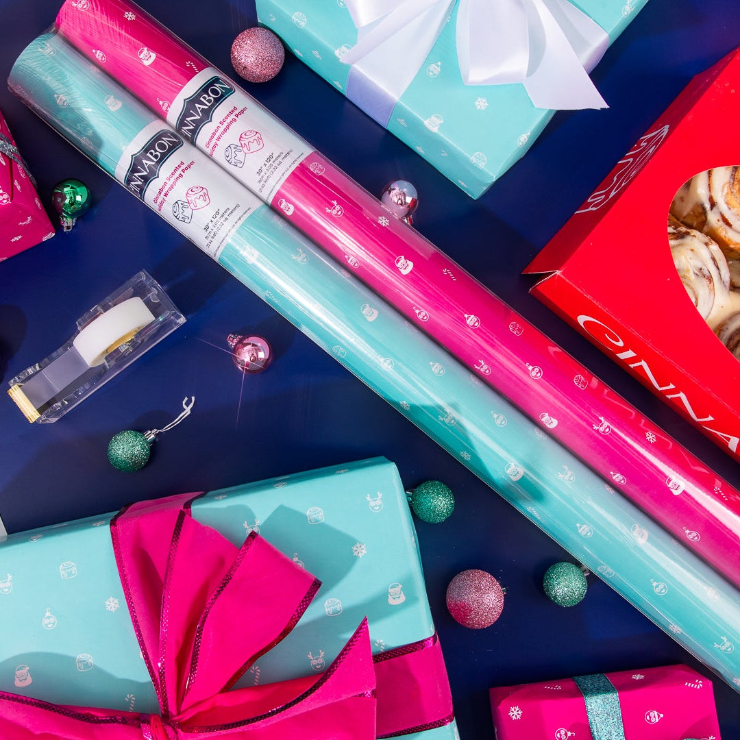 Cinnabon Scented Holiday Wrapping Paper (2PK)