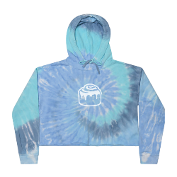 Cinnabon Tie-Dye Crop Hoodie